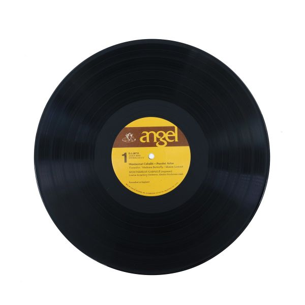 Montserrat Caballé, Puccini: Arias, disc de vinyl, cu autograf