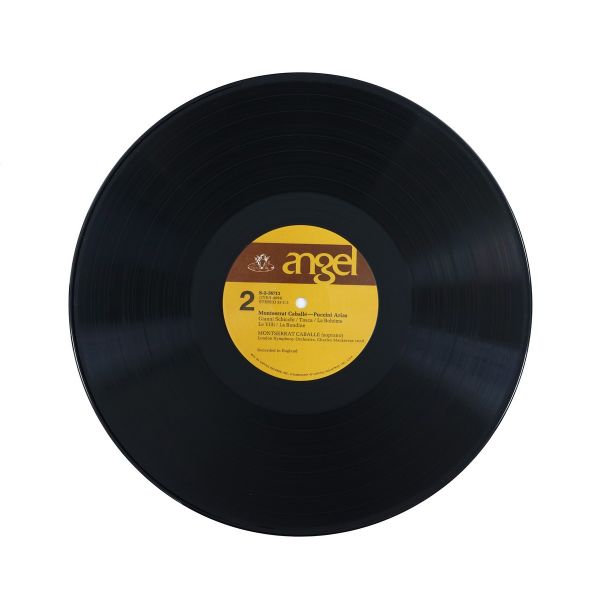 Montserrat Caballé, Puccini: Arias, disc de vinyl, cu autograf