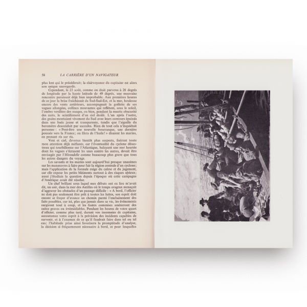 Albert I, prinț de Monaco, La carrière d’un navigateur, 1966, cu dedicația prințului pentru M. Băcescu