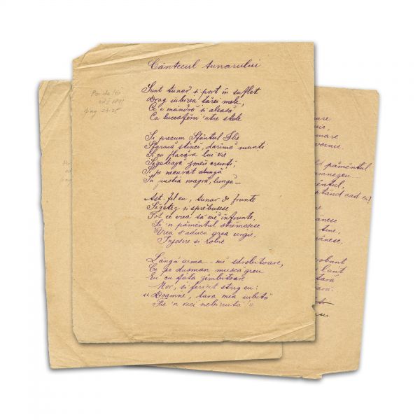 Ioan Nenițescu, Pui de lei + manuscrisul a două poezii incluse în volum