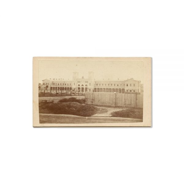 Gara București, fotografie inedită, atelier A. D. Reiser, cca. 1870