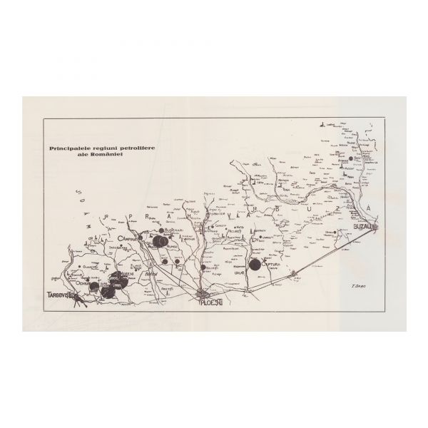 Gr. Zmieuranu, Contribuție la istoricul industriei petrolifere române, 1931, cu dedicație pentru V. Vâlcovici