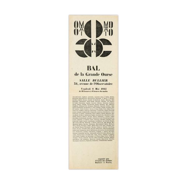 Bal de la Grande Ourse, 8 mai 1925, broșură