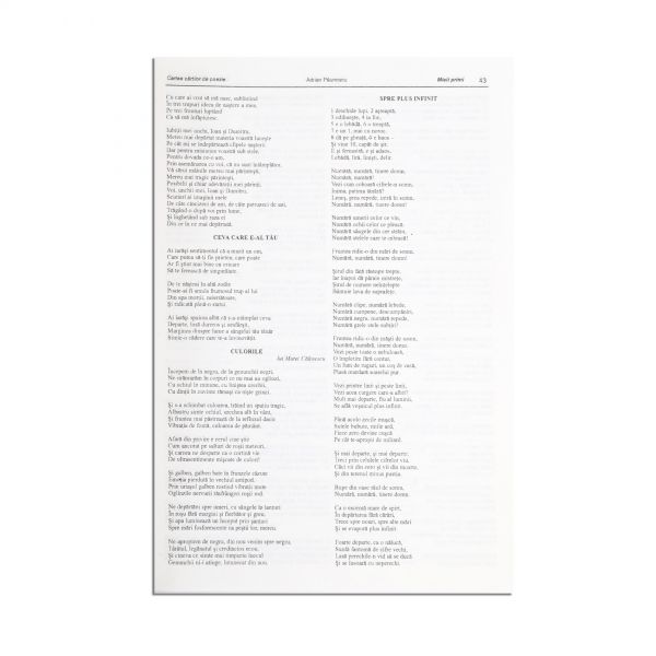 Adrian Păunescu, Cartea cărților de poezie, 1999, cu autograf