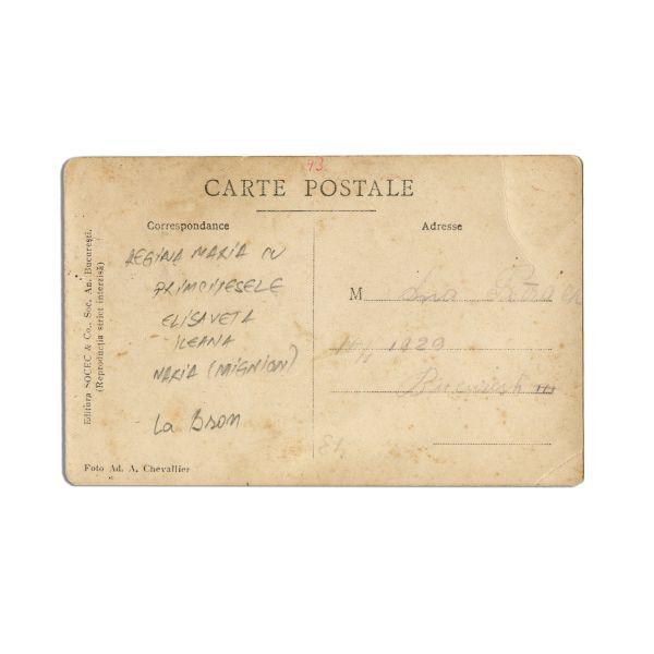 Regina Maria la Bran, zece fotografii tip carte poștală