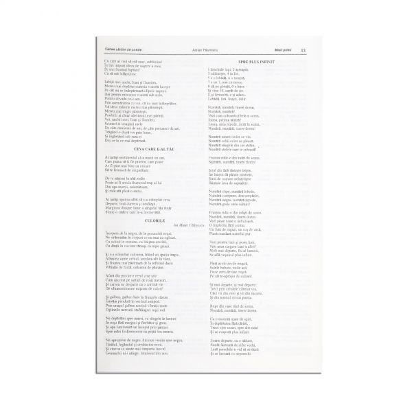 Adrian Păunescu, Cartea cărților de poezie, 1999, cu autograf