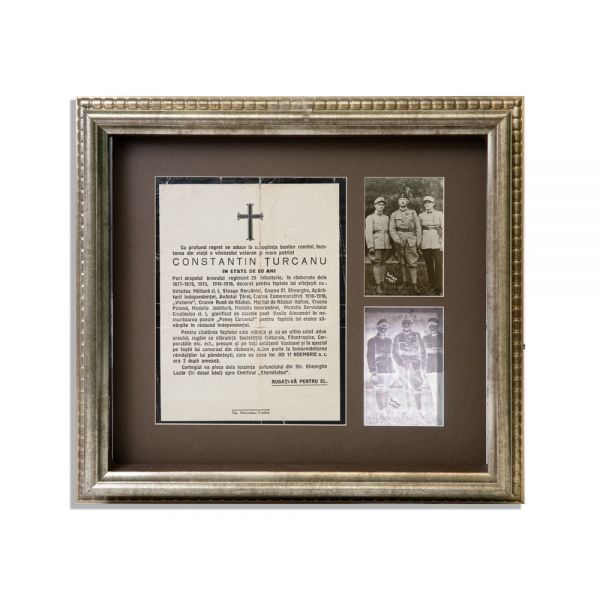 Constantin Țurcanu, ”Peneș Curcanul” fotografie de epocă, ferpar și clișeu fotografic, cca. 1934