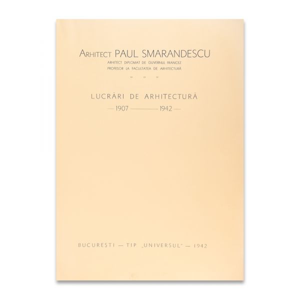 Paul Smărăndescu, Lucrări de arhitectură, 1942