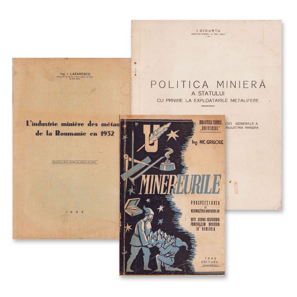Trei studii privind industria și producția minieră din România, 1933-1943 