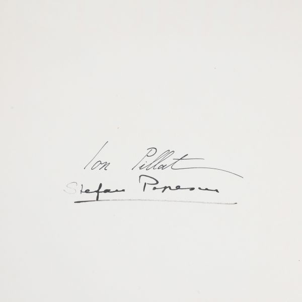 Ion Pillat, Ștefan Popescu, Florica, 1926, cu autografele autorilor