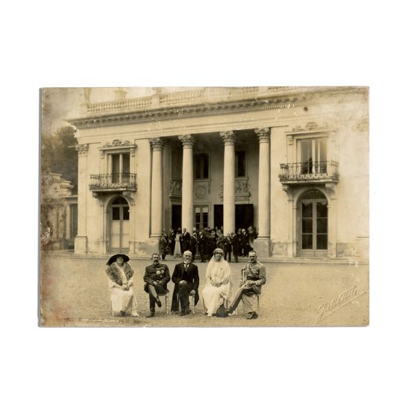 Vizita regelui Ferdinand I şi a reginei Maria în Polonia, fotografie de epocă, atelier Julietta, 1923