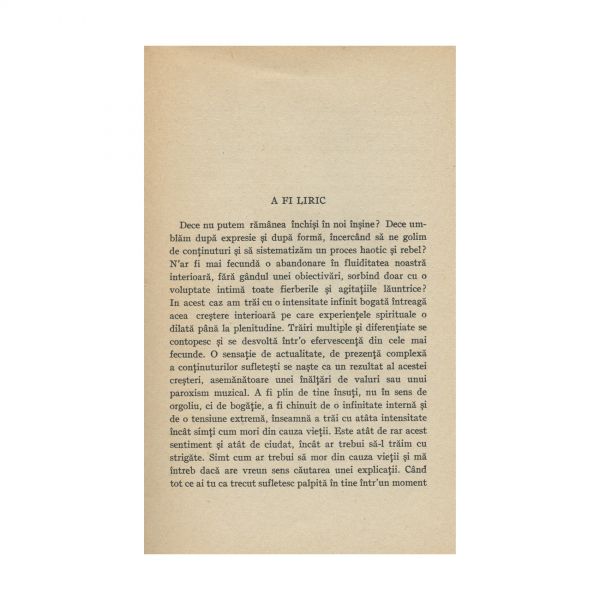 Emil Cioran, Pe culmile disperării, 1934