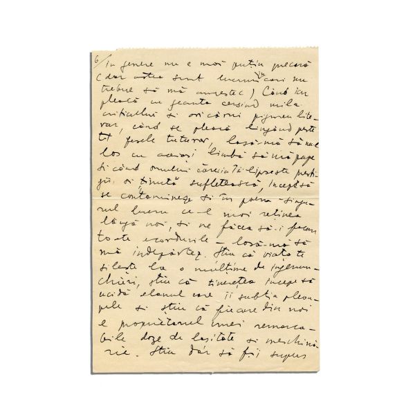 Gheorghe Dinu (Stephan Roll), scrisoare către Medi Dinu