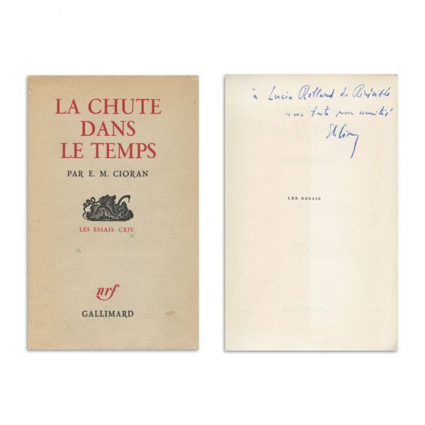Emil Cioran, La chute dans le temps, 1964