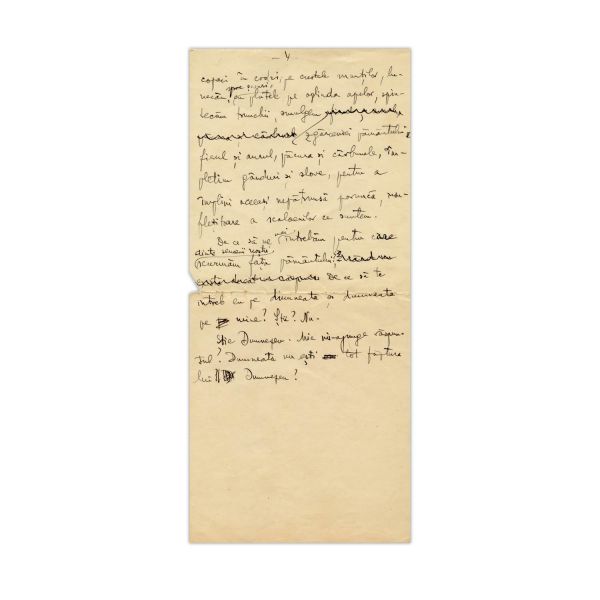Tudor Arghezi, Plugarul, manuscris