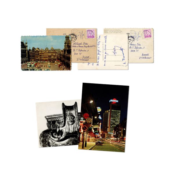 Pierre-Louis Flouquet și André Frénaud, trei cărți poștale pentru Medi și Gheorghe Dinu