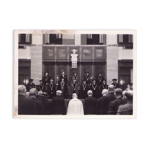 Nicolae Titulescu și loja masonică, fotografie de epocă