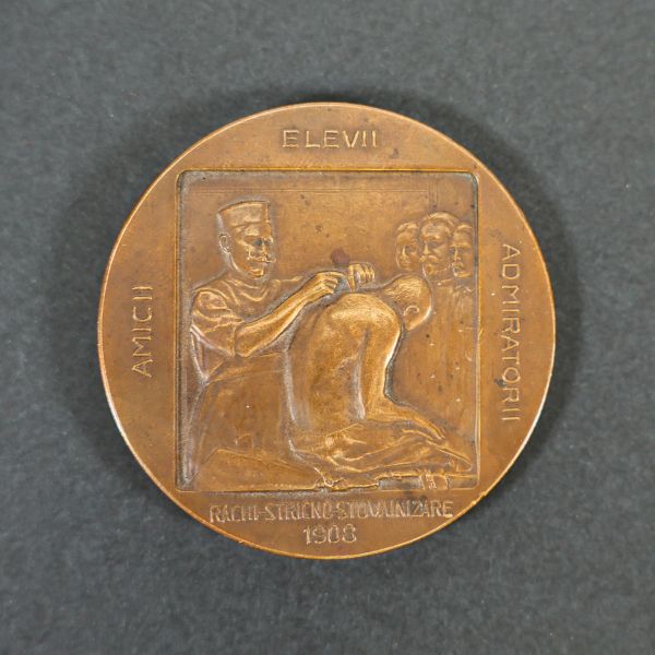 Prof. doctor Th. Ionescu, medalie din bronz, gravor Fr. Storck