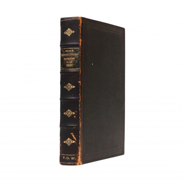 C. D. Aricescu, Istoria Revoluțiunii Române, 1874, cu dedicația autorului