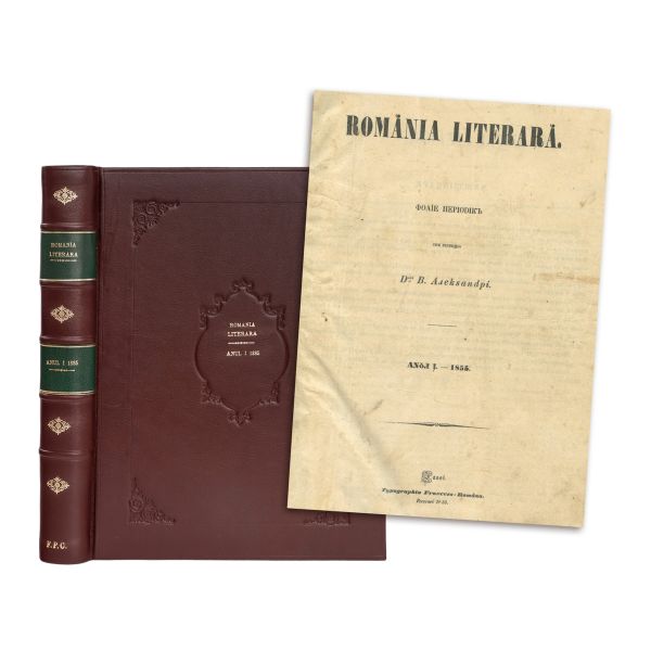 Publicația „România Literară”, anul I, nr 1, 1 ianuarie 1855- nr. 47, 3 decembrie 1855 + Supliment la România Literară -1855