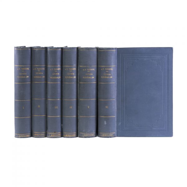 A. D. Xenopol, Istoria Românilor din Dacia Traiană, 12 volume colligate în 6 tomuri, 1896
