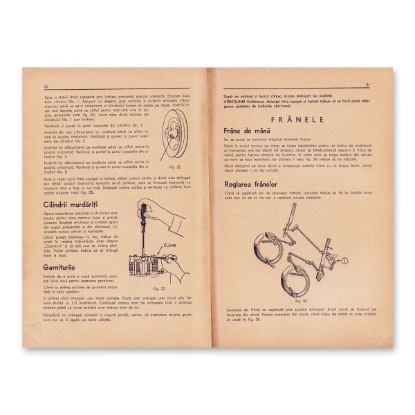 Manual de manipulare și întreținere al tractorului McCormick sau Deering model „FS”, 1932