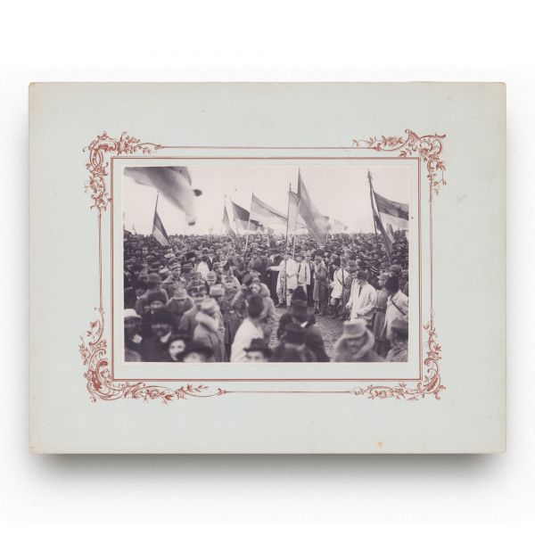 Samoilă Mârza, 1 decembrie 1918 - Adunarea Națională de la Alba Iulia, fotografie de epocă