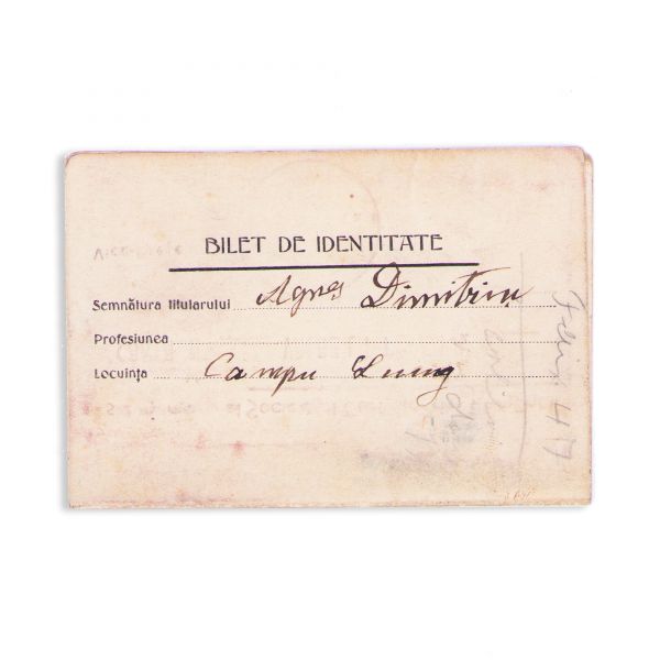 Societatea Turiștilor din România, cartea de identitate, 1912 + 3 adrese ale Asociației Drumeților din Munții Iubiți ai României, 1932