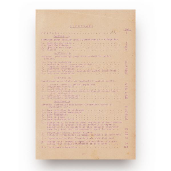 A. M. Sobinov, Culturile forestiere ale speciilor prețioase cu creșterea rapidă, 1949 