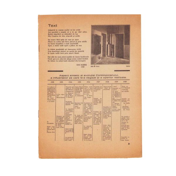 Publicația „CONTIMPORANUL”, anul IX, nr. 100, [1931]