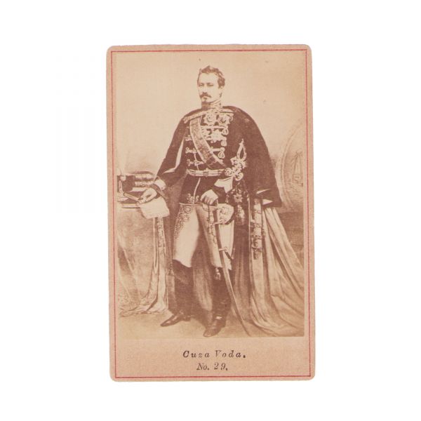 Alexandru Ioan Cuza, fotografie format carte-de-visite
