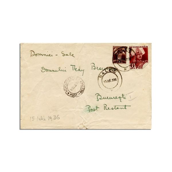 65 de corespondențe între Medi Wechsler și Teddy Brauner