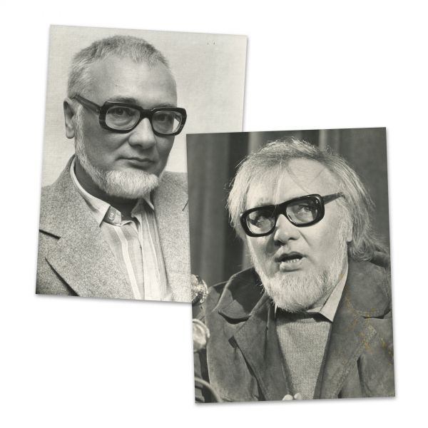 Paul Goma, două fotografii de presă