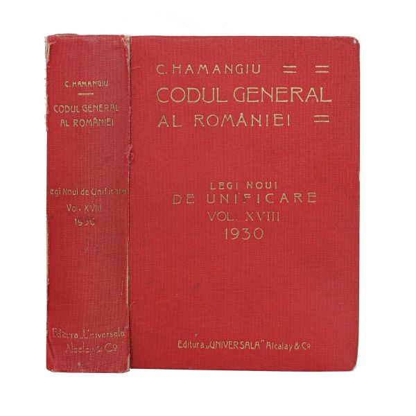 C. Hamangiu, Codul General al României, 1930,