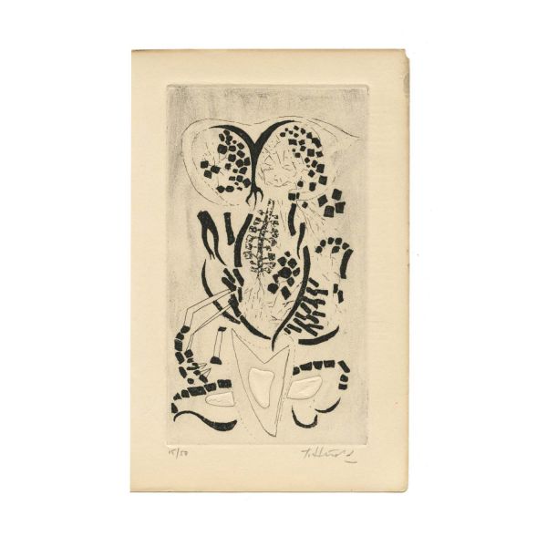 Gherasim Luca, Héros-Limite, 1953, exemplar bibliofil cu semnături olografe + Gherasim Luca și Dolfi Trost, Presentation de graphies colorées, 1945