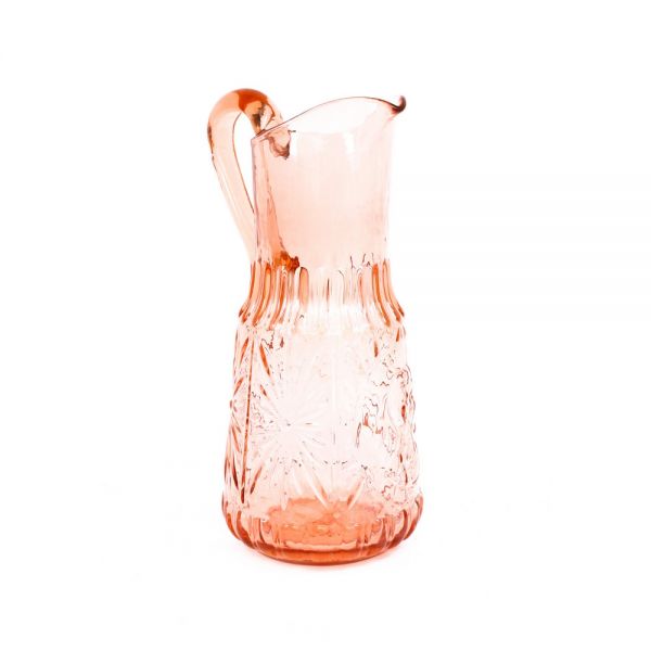 Set carafă și 4 pahare din sticlă cu suveranii României