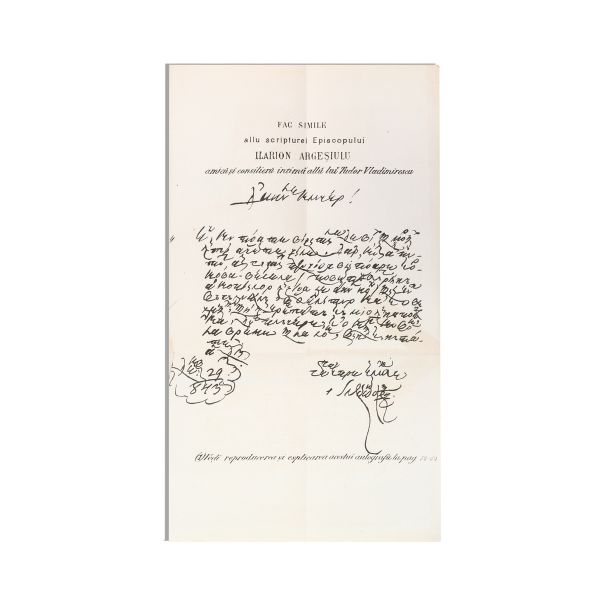C. D. Aricescu, Istoria Revoluțiunii Române, 1874, cu dedicația autorului