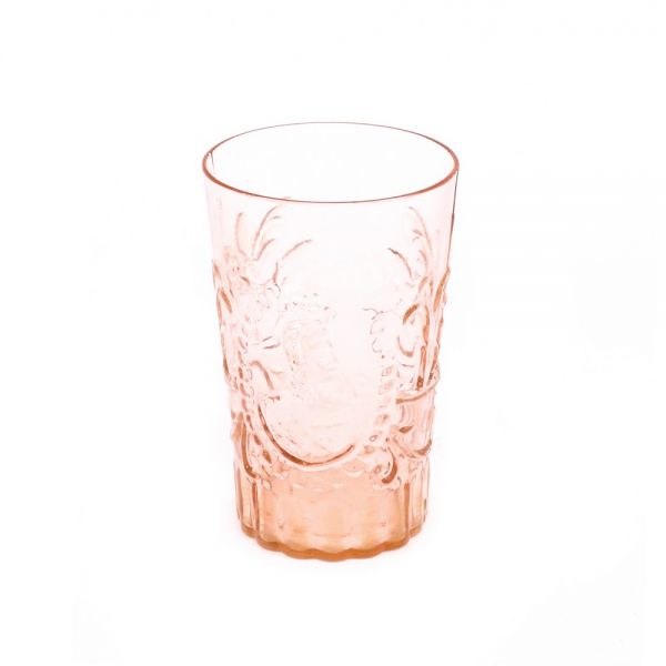 Set carafă și 4 pahare din sticlă cu suveranii României
