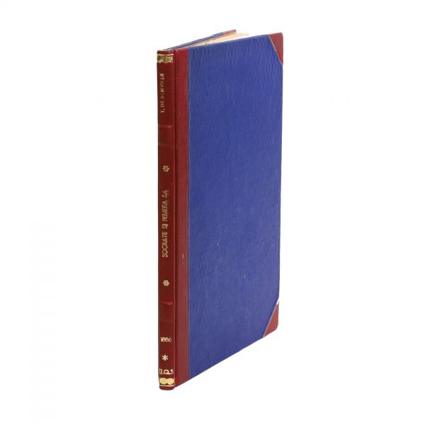 Theodore de Banville, Socrate și Femeea sa, cu dedicația olografă a traducătorului G. Sion