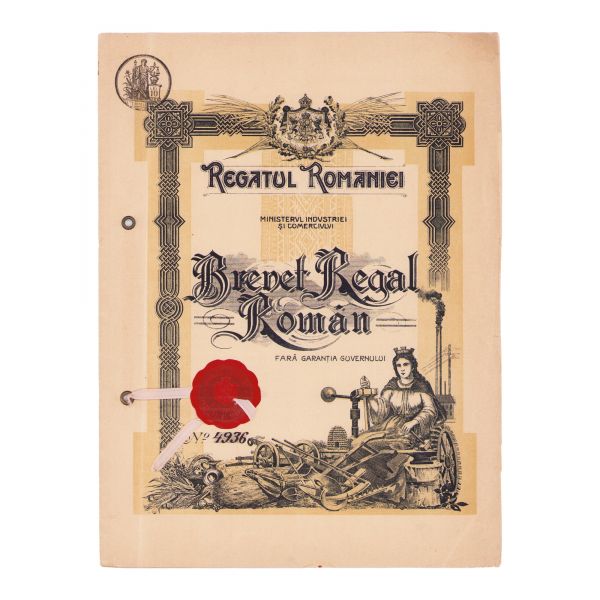 Ing. Vasile Iscu, două brevete de invenție, 1915 - 1920 