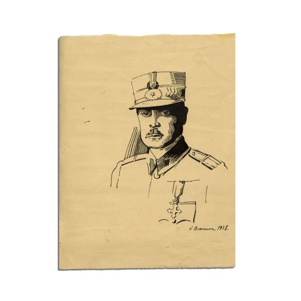 Victor Brauner, Portretul gen. I. Stângaciu, 1928