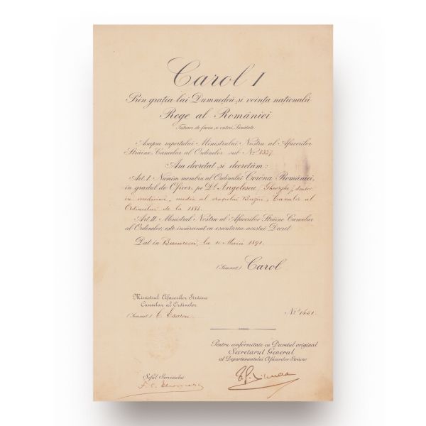 Colecție de 3 brevete, 1891-1942