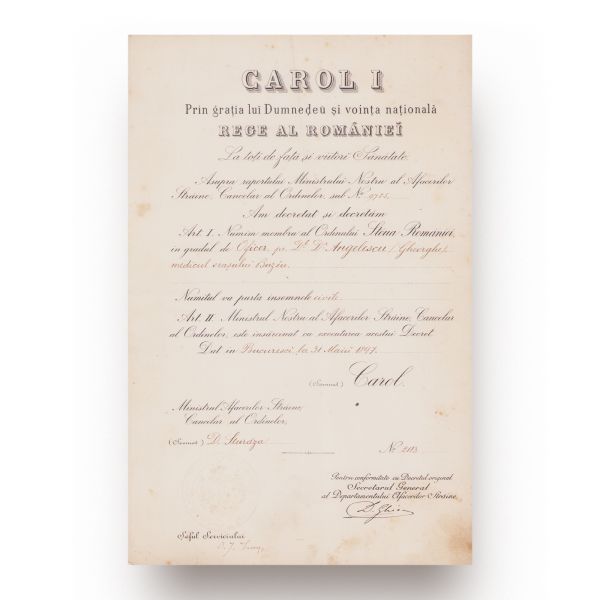 Colecție de 3 brevete, 1891-1942