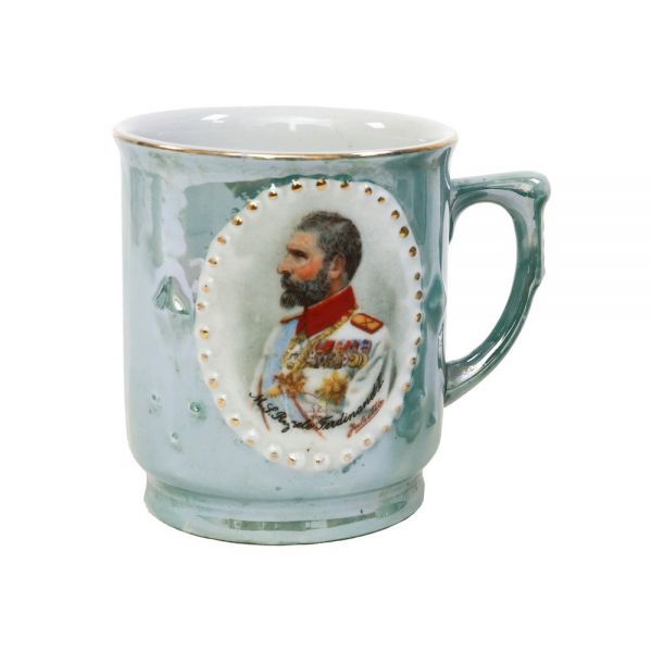 Două căni din poțelan, Regele Ferdinand I și Regina Maria 