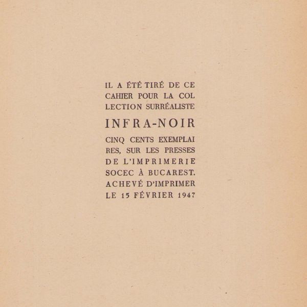 Virgil Teodorescu, Au lobe du sel, 1947, din colecția Infra-Noir