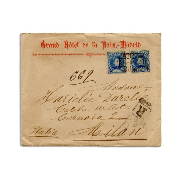 12 plicuri și o carte poștală primite de Hariclea Darclée