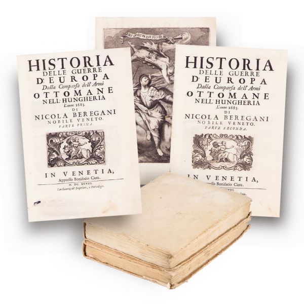 Beregan Nicolò, Istoria războaielor din Europa de la apariția armatelor otomane în Ungaria în anul 1683, 1698, 2 volume