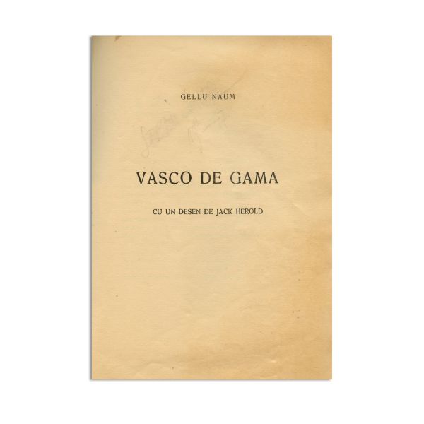 Gellu Naum, Vasco de gama, 1940