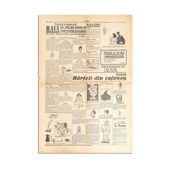 Publicația „Bufonul”, seria II, Nr. 1, 25 septembrie 1942