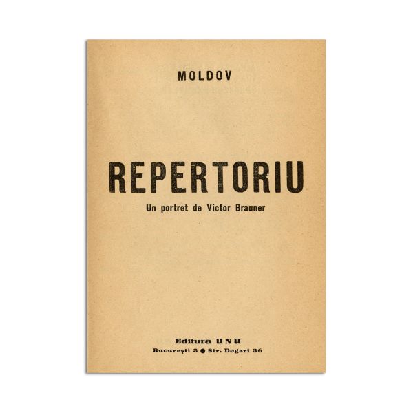 Moldov, Repertoriu, 1935, cu un portret de Victor Brauner